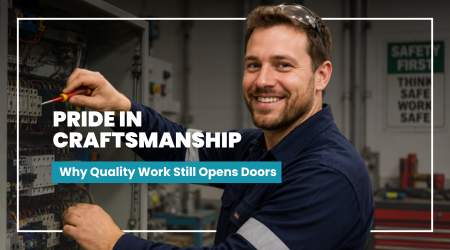 Pride in Craftsmanship: Why Quality Work Still Opens Doors
